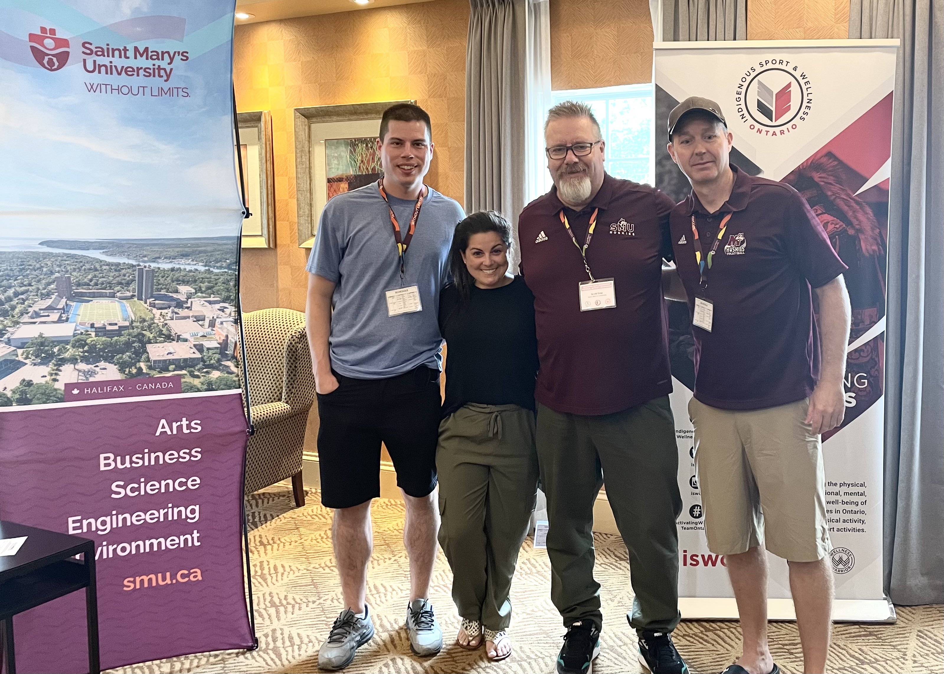 SMU representitives at the Standing Bear Symposium